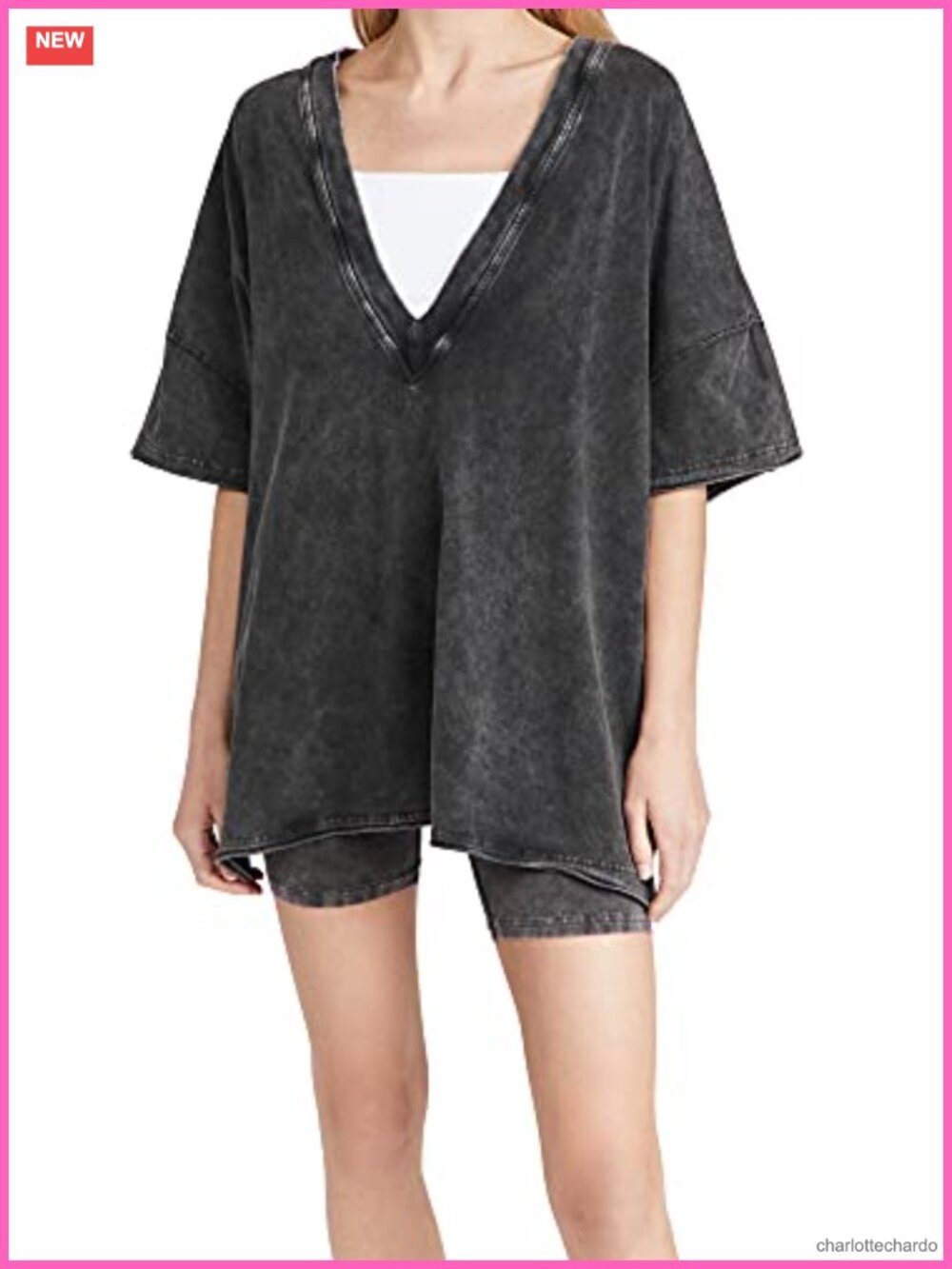 Women's Hot Shot Set - Reversible Tee & Bike Shorts 2-Piece